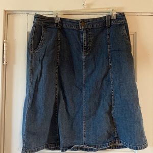 Woolrich Denim Skirt Size 16